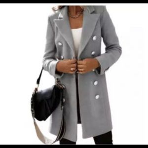 Womens light weight wool coat